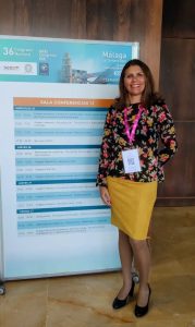 Presencia de la Doctora Bettina en el Congreso de Radiologia 2022 Malaga Docthos Salud